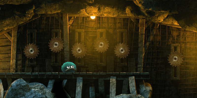 Leo's Fortune screenshot - desert level