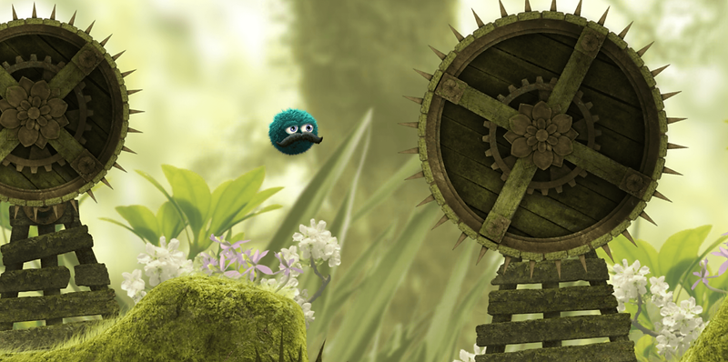 Leo's Fortune screenshot - forest level