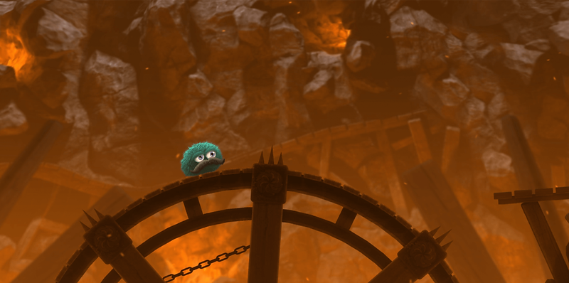 Leo's Fortune screenshot - underground level